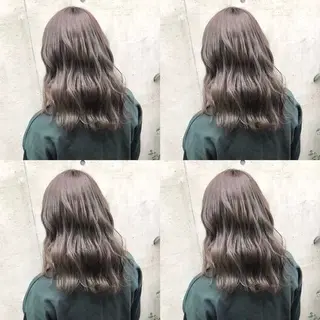 セミロング カラー ブリーチ指名 No.1🦋KOKIのヘアスタイル