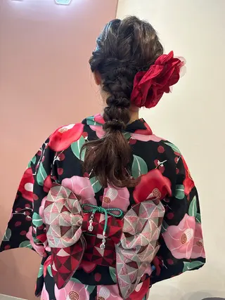 ロング ヘアアレンジ pep natsumiのヘアスタイル