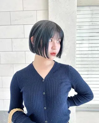 ショート フルガキ ハルカ天神美容室のヘアスタイル