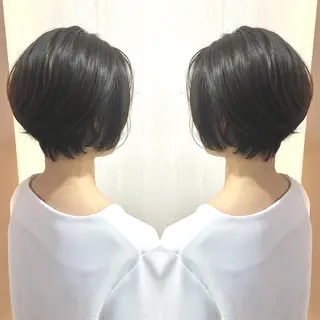 ショート カラー 細川 亮のヘアスタイル