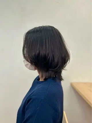 ミディアム 冨田 豊のヘアスタイル