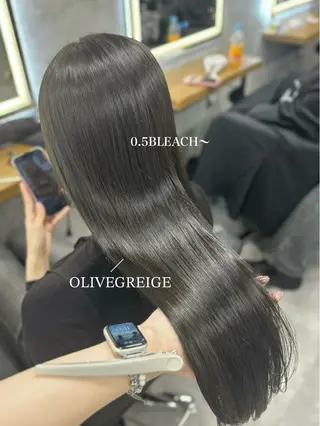 ロング カラー 赤みなし ×透明感🫧YUNAのヘアスタイル