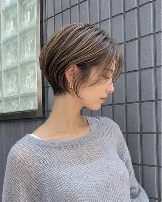 ショート FACE。 石川町のヘアスタイル