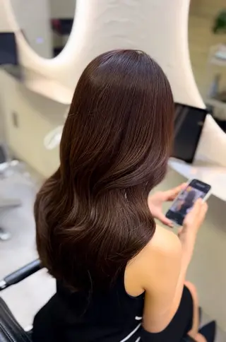 ロング カラー パーマ ヘアアレンジ Hz【ヘルツ】 masakiのヘアスタイル