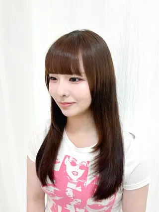 ロング eMu🎀 🤍MIYU🤍のヘアスタイル