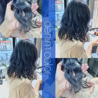 セミロング カラー ✨髪質改善専門店✨ QOLU✨のヘアスタイル