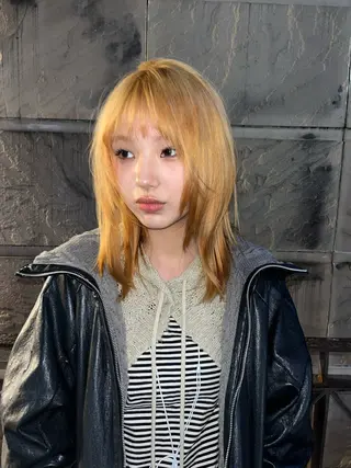 ロング カラー 渡邉 舞のヘアスタイル