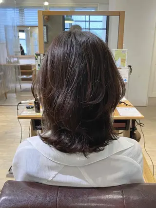 ミディアム カラー 前田 裕介のヘアスタイル