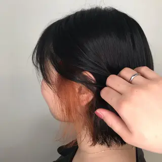 ショート カラー 烏丸韓国ヘア🇰🇷 ayaka🎀のヘアスタイル