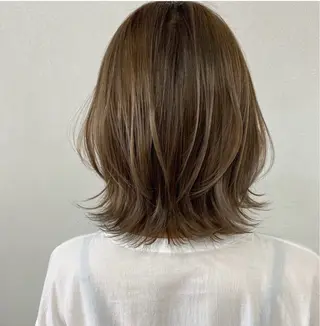 ミディアム 岡本 拡夢のヘアスタイル