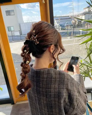 ヘアアレンジ キノシタ ナオユキのヘアスタイル