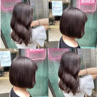 ミディアム 🤍ムラ修正ブリーチ 🤍原宿/YUUのヘアスタイル