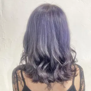 セミロング カラー soin by poshのヘアスタイル