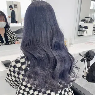 ロング カラー ［銀座］淡色 ラベンダー🫧大村のヘアスタイル