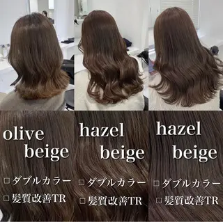 カラー 🤍ブリーチなし ブラウンhimi🤍のヘアスタイル