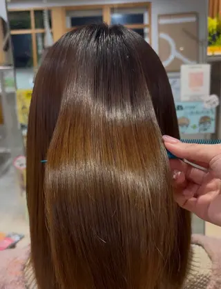 ミディアム 🎀暖色カラー🎀 airi♡のヘアスタイル