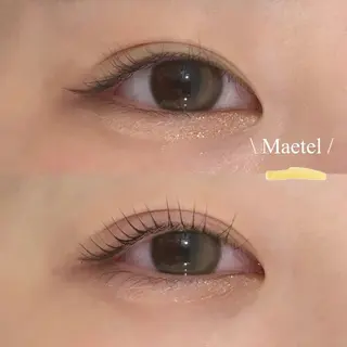 マツエク・マツパ chiri／似合わせ ×韓ドルまつ毛パーマのマツエク・マツパデザイン