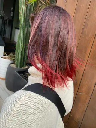 ミディアム カラー hair &make EPICRUMIのヘアスタイル