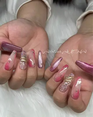 ロング アトリエAIHA★ フィルイン推奨サロンのネイルデザイン