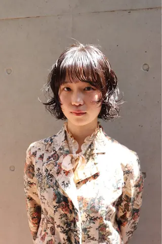 ショート パーマ 似合わせカット /パーマ岡本淳平のヘアスタイル