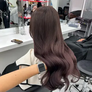 セミロング カラー ヘアアレンジ mai🍑暖色カラー /レイヤー💖のヘアスタイル