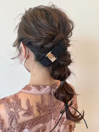 ロング ヘアアレンジ La Sente東 寿恵のヘアスタイル