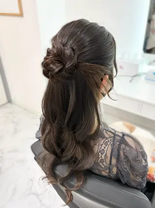 ロング ヘアアレンジ ヘアセット専門店 Rのヘアスタイル