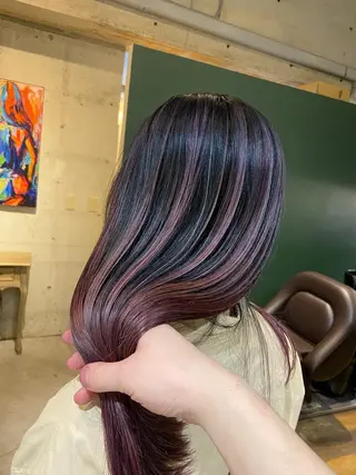 ロング カラー レイヤー💧艶髪 💧Syotaのヘアスタイル