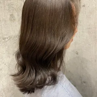 セミロング 顔周り/レイヤー🎀 natsumiのヘアスタイル
