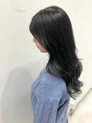 ロング カラー 💖ブリーチなし透明 感💖ASAHIのヘアスタイル