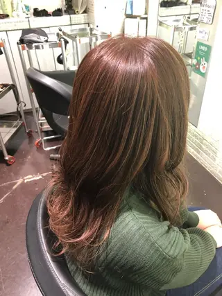 セミロング 西山 恵太郎のヘアスタイル