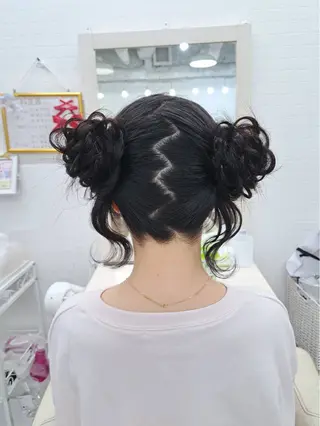 ロング ヘアアレンジ GLOSS 心斎橋 山上のヘアスタイル