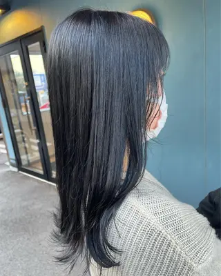 セミロング 木村 真知子のヘアスタイル