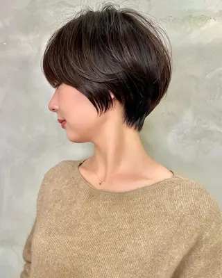 ショート 【似合わせ・レイヤー ・パーマ】海気のヘアスタイル