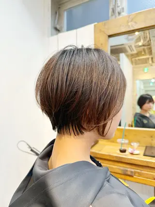 ショート カラー 👑銀座ショート/ 絶壁補正/金子涼👑のヘアスタイル