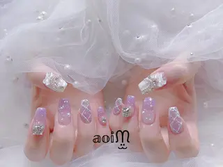 ネイル 葵うさぎ AIのネイルデザイン
