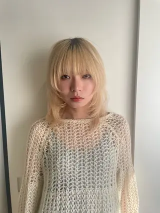 ミディアム 赤み無し柔らかカラー 【梅田】madokaのヘアスタイル