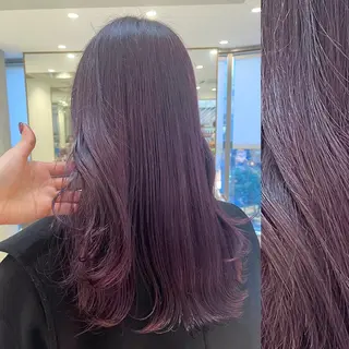 セミロング カラー ヘアアレンジ stylist ◎RUKI.のヘアスタイル