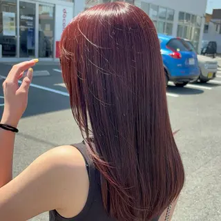 カラー 中山 千優のヘアスタイル