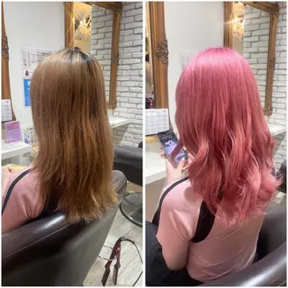 ロング カラー メンズ 暖色/艶髪/ 透明感カラー/なおとのヘアスタイル