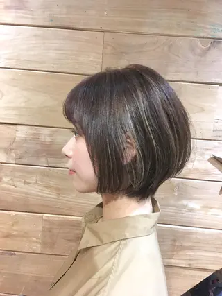 ミディアム カラー ヘアアレンジ 横浜縮毛矯正 ☆渋谷良太のヘアスタイル