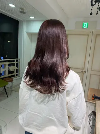 ロング カラー ヘアアレンジ 透明感カラー 古山 結季🌙🖤のヘアスタイル