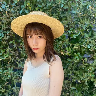 ミディアム ボブ/マンツーマン ミヒラケイタのヘアスタイル