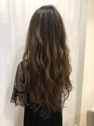 ロング 松永 夏のヘアスタイル