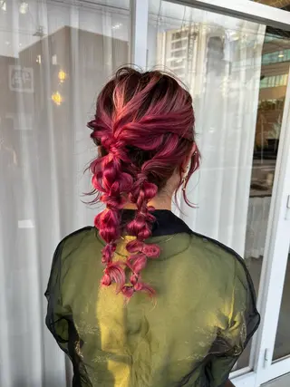 ヘアアレンジ 椎葉 みはるのヘアスタイル