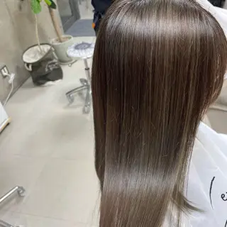 ロング カラー 坂本 沙也加のヘアスタイル