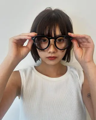 ショート Ore🫧タナカマヤ /柔らかい質感カラーのヘアスタイル