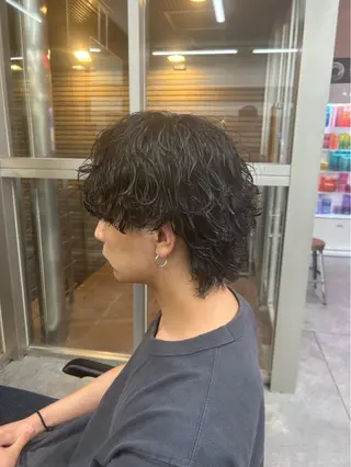 パーマ メンズ メンズ特化✨️ 韓国風パーマ🔥一八のヘアスタイル