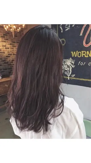 ロング カラー パーマ 代表 中島貴志のヘアスタイル