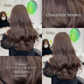 カラー 🩶透明感ダブル カラー🩶 maoのヘアスタイル
